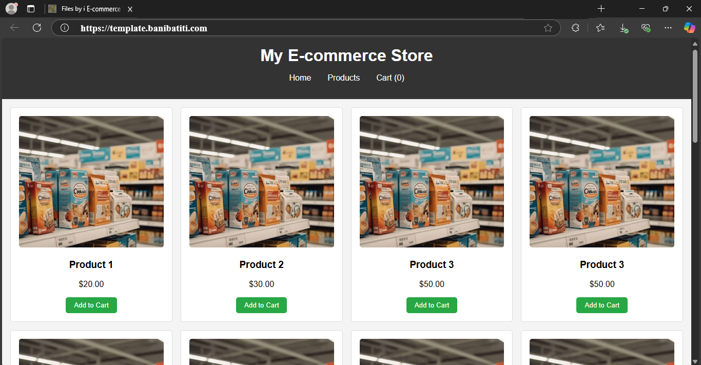 Babamu E-commerce Shop