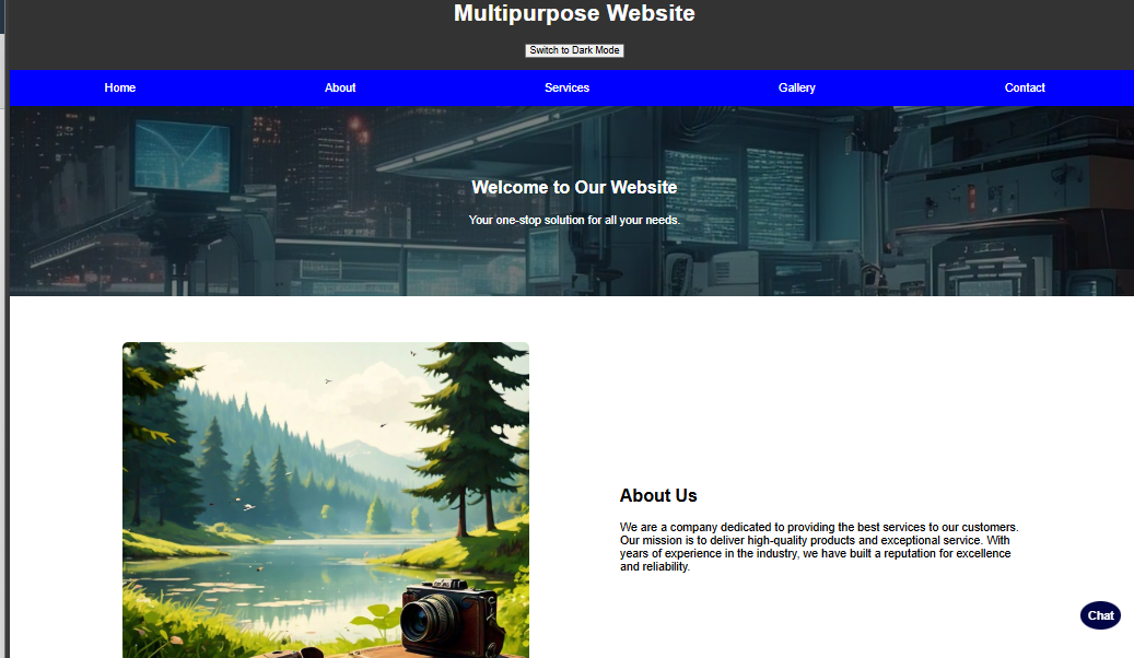 Multi purpose website